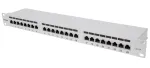 Intellinet harukarp, Cat6a, FTP, 24 pordiga, 1U, varjestatud, 90&deg; &uuml;lalt sisenevad pressliitmikud, hall