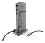 Hama Connect2Office Speed 00200200 USB4 dokkimisjaam, USB-C, PD, 40 Gbit/s, 10 porti