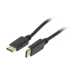 DisplayPort 1.2 kaabel, ST/ST, 1,0 m, Ultra HD 4k*2k 3840&times;2160@60 Hz 4:4:4, 8 bitti, CCS, Synergy 21 (S215438V2)