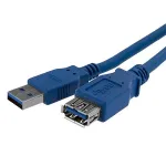 StarTech.com 1 m sinine SuperSpeed USB 3.0 pikenduskaabel A&ndash;A &ndash; isane/emane