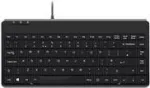 Perixx PERIBOARD-409 P, DE, Mini PS/2-klaviatuur, 2 jaoturit, must (PERIBOARD-409 P)