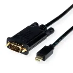 ROLINE 11.04.5978 Video kaabel-Adapter 3 m Mini DisplayPort VGA (D-Sub) Must (11.04.5978)