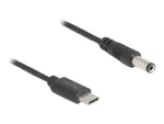 DeLOCK USB USB-C toitekaabel 1m 5,5 x 2,1 mm isane 5V 1,5A