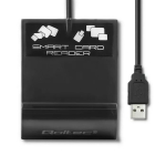 Kaardilugeja QOLTEC Smart ID Card Reader Intelligenst Model 50636 USB Type C