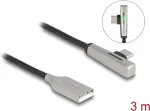 DeLOCK USB 2.0 kaabel, isane A-t&uuml;&uuml;p &ndash; isane C-t&uuml;&uuml;p, nurga all, 3 m, 60 W