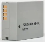 Laetav liitiumioon kaamera aku extra digital NB-10L 1200mAh