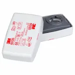 Osakeste filter 3M 6035 P3R pakendis 2 tk &mdash; asendusfiltrid 3M gaasi- ja aururespiraatoritele
