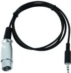 DMX-adapter EUROLITE 51916210, 3,5 mm TRS XLR-le, 1 m kaabel