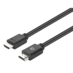 Manhattan 356657 High Speed HDMI 2.0 kaabel Ethernetiga, 4K@60Hz (3840 x 2160), 18 Gbit/s, isane&ndash;isane, 2 m, must