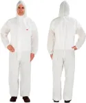 3M 4515 kaitse&uuml;likond, suurus L, unisex, t&otilde;mblukuga, valge