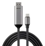 Lindy 43504 videokaabli adapter 2 m USB USB-C DisplayPort Hall
