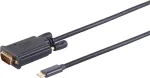 Video kaabli adapter S/CONN 10-59185 USB USB-C - VGA 1.8m must