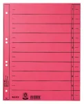 Leitz 16580025 A4 laiad vahelehed, manillakartong 230 g/m&sup2;, t&uuml;hjad sakid, punased