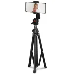 Statiiv Hama Rotary Smartphone II nutitelefonile ja digikaamerale, 3-jalgne, maksimaalne kandev&otilde;ime 1 kg, k&otilde;rgus 41,5&ndash;150 cm, must