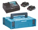 MAKITA TOITEPLAADI KOMPLEKT 12V 2x2,0Ah (BL1021Bx2+DC10SB) MAKPAC