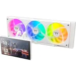 Thermaltake ST360 Ultra Snow 360 mm k&otilde;ik-&uuml;hes vedeljahuti, 7-tolline IPS LCD, valge