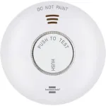 Brennenstuhl Connect WiFi RM A 3020 Nutikas Suitsuandur rakenduse juhtimisega, patareitoide, 120 mm x 36 mm, valge