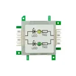 ALLNET Brick'R'knowledge LED-moodul, kahev&auml;rviline kollane/roheline, signaali l&auml;bi&uuml;hendus (ALL-BRICK-0403)