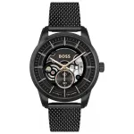 BOSS meeste Velocity kronograaf kvartskell 42mm sinise numbrilaud ja roostevabast terasest v&otilde;rkrihm 1514035