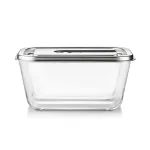 Caso klaasist vaakumkonteiner plastkaanega | VacuBoxx Stainless Steel XL | L&auml;bipaistev