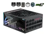 MSI MPG Ai1300TS PCIE5 1300W ATX 3.0 80 PLUS Gold t&auml;ismodulaarne toiteplokk, must