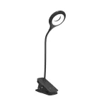 WOZINSKY Mini juhtmeta LED-lugemislamp klambri ja USB-C kaabliga - must