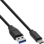 USB 3.2 Gen.1x2 kaabel InLine 35714 1.5m USB-C isane USB-A isane must