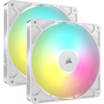 Corsair RS140 ARGB Dual Pack korpuse ventilaatorid, 140 mm, valged, CO-9050187-WW