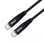 USB-kaabel Akasa AK-CBUB54-10BK 1m USB-C must