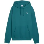 Puma ESS Elevated Relaxed kapuutsiga meeste dressipluus s&uuml;gavsinine roheline suurus M