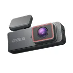 KINGSLIM E2 Pro autokaamera, kahekanaliline 2K ees + 1080p taga, Wi-Fi, G-andur, kuni 256 GB microSD