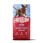 CARNILOVE ACTIVE koeratoidud kuivtoit l&otilde;he ja kalkuniga t&auml;iskasvanud koertele k&otilde;ikidele t&otilde;ugudele 12 kg
