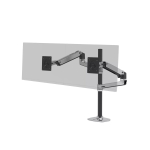 Ergotron LX Series LX Dual Stacking Arm, k&otilde;rge post 101,6 cm, alumiinium, klamber, 20 kg