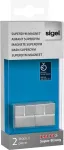 SIGEL SuperDym neod&uuml;&uuml;mkuubikmagnetid GL706, 20 x 20 x 20 mm, 2 tk, h&otilde;bedane