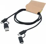 exertis Connect USB-C - Micro-USB B kaabel, USB 2.0, 1 m, must 532527