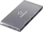 Renkforce RF-PCR-550 USB-C hub HDMI, 3x USB-A, PD, SD/microSD kaardilugejaga - hall alumiinium RF-4599772