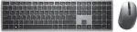 Dell KM7321W Premium traadita klaviatuuri ja hiire komplekt - RF 2,4 GHz & Bluetooth 5.0, t&auml;issuuruses, Titan Gray 02HHJ