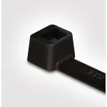HellermannTyton T18I-HS-BK-C1 kuumakindel pol&uuml;amiidist kaablivits, 100 x 2,5 mm, must, 100 tk