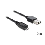 USB-kaabel DeLOCK EASY-USB 2.0-A Micro-B 2 m