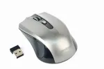 Juhtmevaba hiir GEMBIRD MUSW-4B-04-BG &mdash; paremak&auml;eline, optiline 1600 DPI, 4 nuppu, RF-juhtmevaba, must/hall