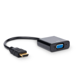 Akyga AK-AD-42 adapter kaabliga HDMI (pistik) &ndash; VGA (pesa), Full HD, 15 cm