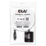 CLUB3D MiniDisplayPort&trade; VGA-le Must aktiivne adapter I/E