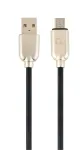 GEMBIRD Premium Rubber Micro-USB laadimis- ja andmekaabel 2 m - must