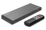DIGITUS 4x1 HDMI l&uuml;liti - 8K/60Hz (4:4:4), Toslink, stereo, EDID-juhtimine