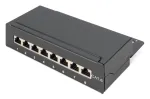 DIGITUS Patch-paneel CAT6 8-port varjestatud must