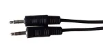 Microconnect AUDLL5 helikaabel 5 m 3,5 mm Must