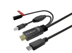 USB-kaabel Vivolink PROUSBCHDMIUSBB7.5-CHARGE 7,5 m laadimiseks ja andmeedastuseks