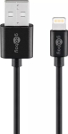 Goobay Lightning USB laadimis- ja s&uuml;nkroonimiskaabel 0,5 m Lightning USB A CE MFi