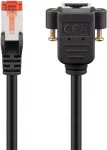 V&otilde;rgukaabel Goobay 65637 RJ-45 Cat6 1 m Must