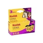 Kodak Gold 200 135/24 v&auml;rvifilm, 24 kaadrit, 3-pakk
